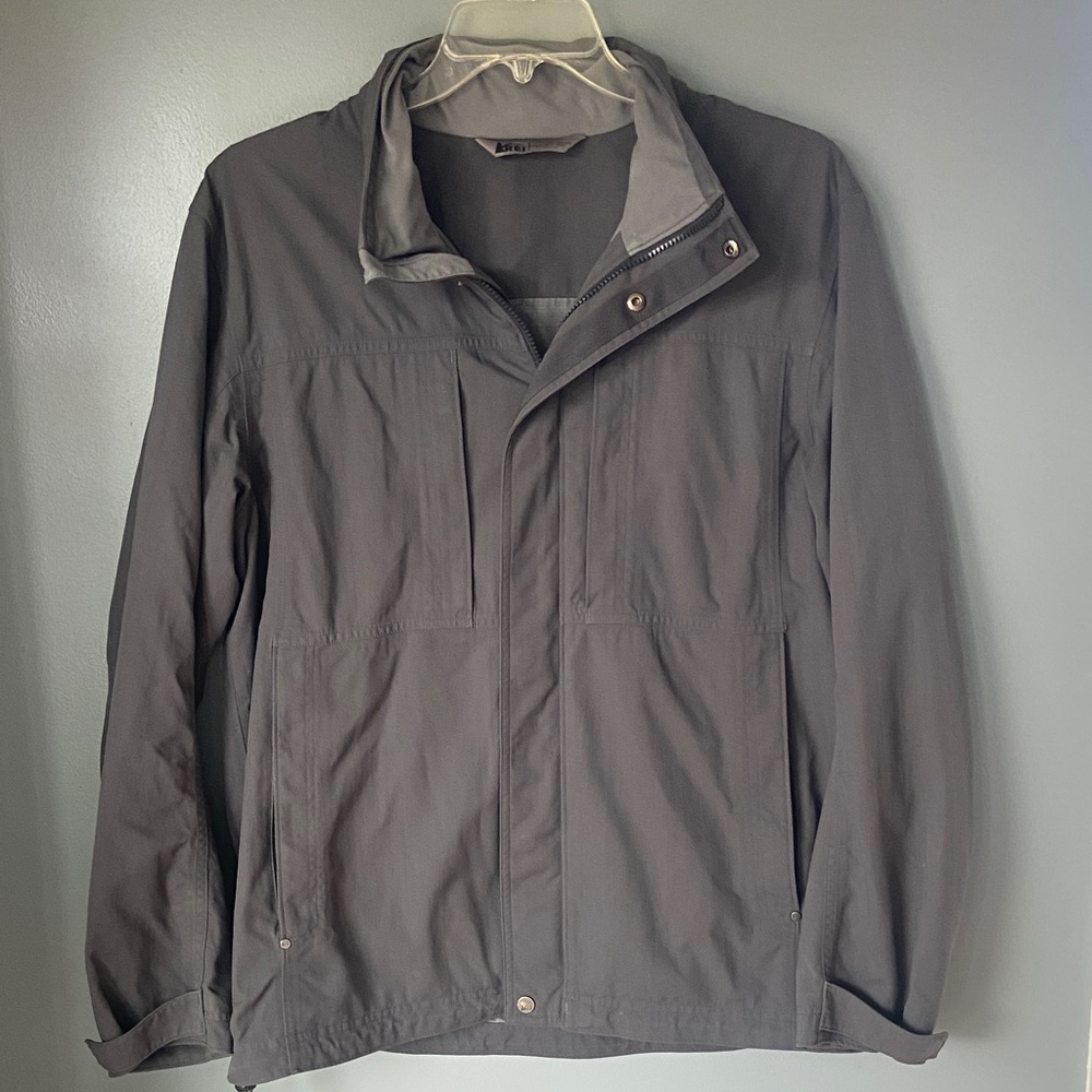 REI Men's Lightweight Gray Jacket Size Large